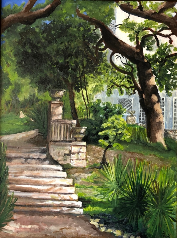 Steps of Quiet Reverence by artist Mozelle Marks